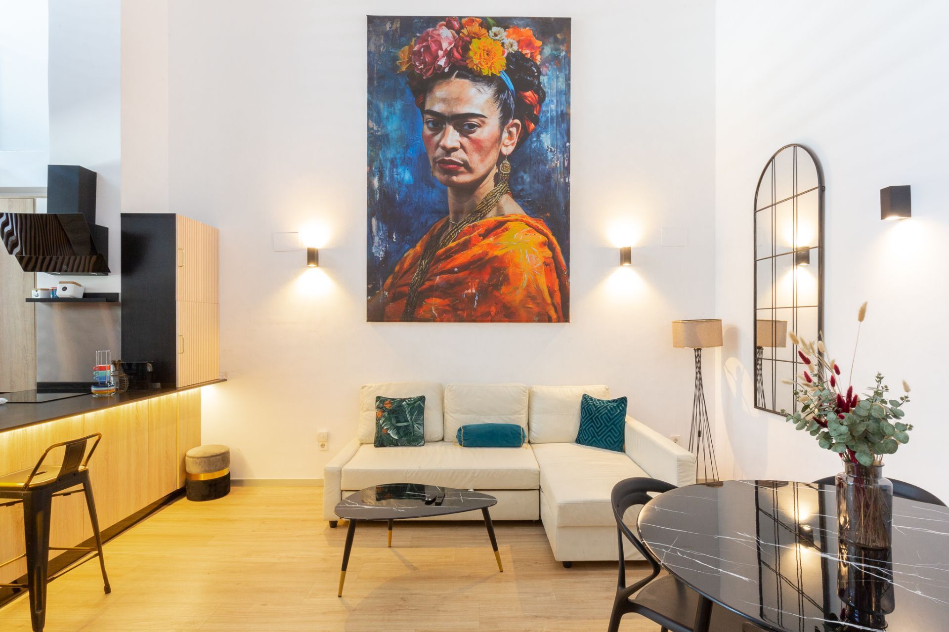 Living room of Duplex to rent in  Valencia Capital  with Air Conditioner, Storage room and Furnished