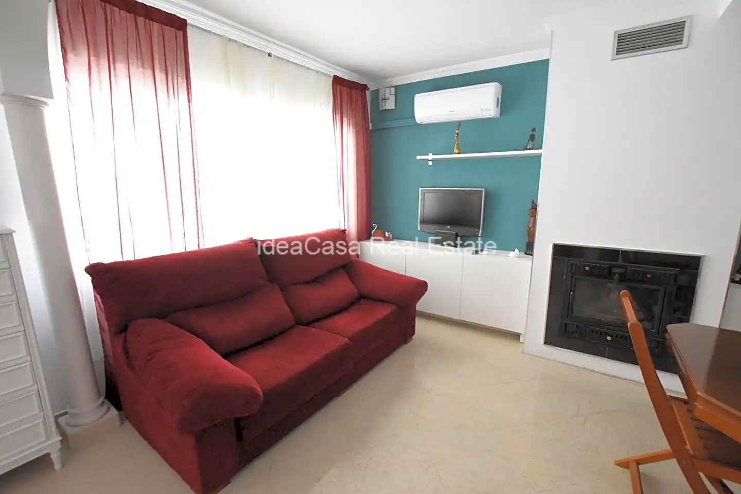 Sala d'estar de Pis de lloguer en Málaga Capital amb Moblat