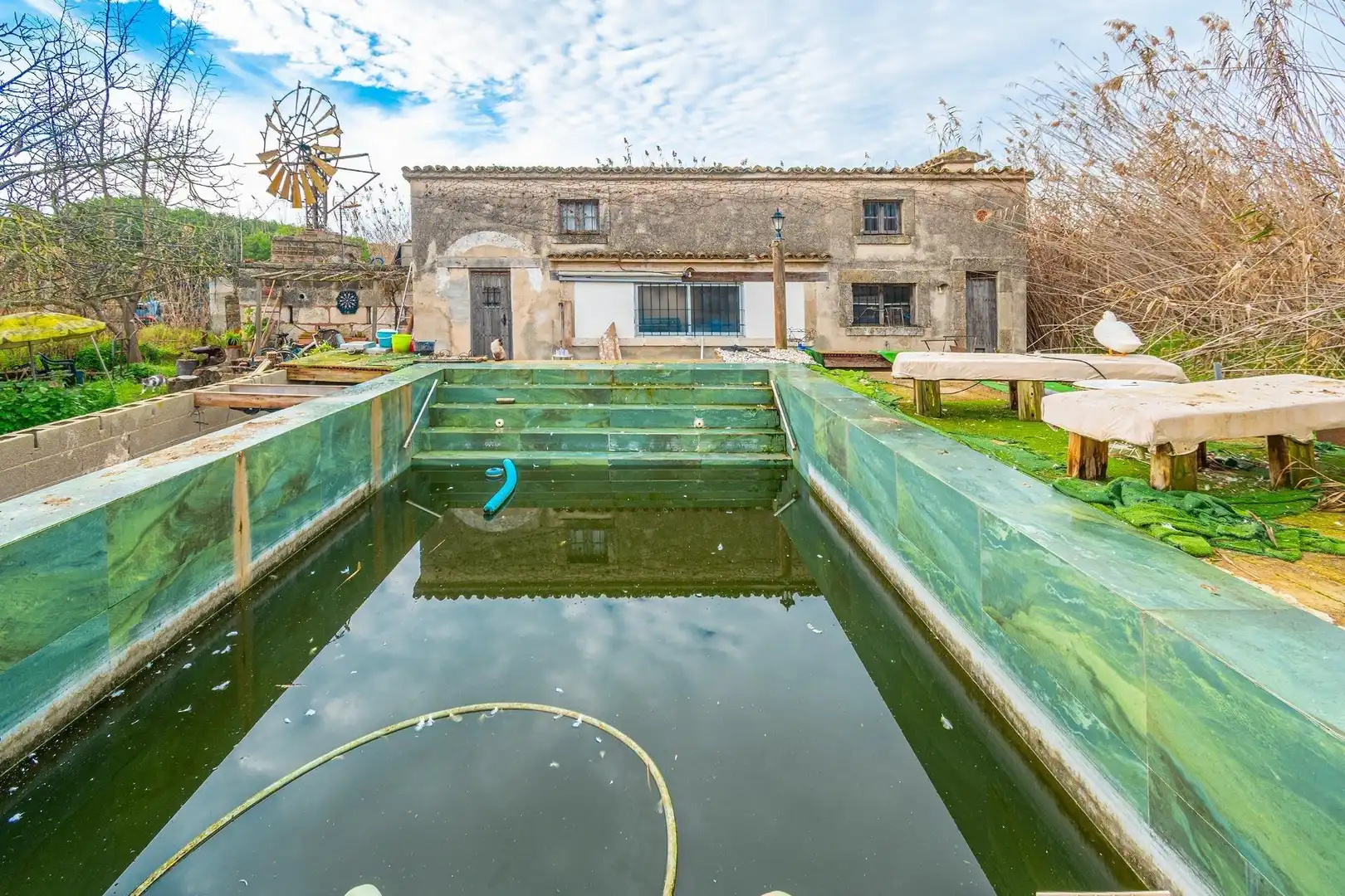 Piscina de Finca rústica en venda en Sa Pobla amb Piscina