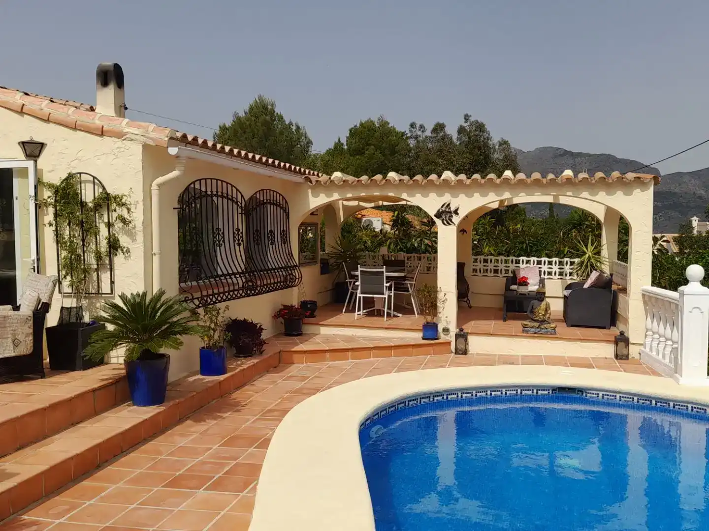Terrassa de Casa o xalet en venda en Orba amb Aire condicionat, Piscina i Balcó