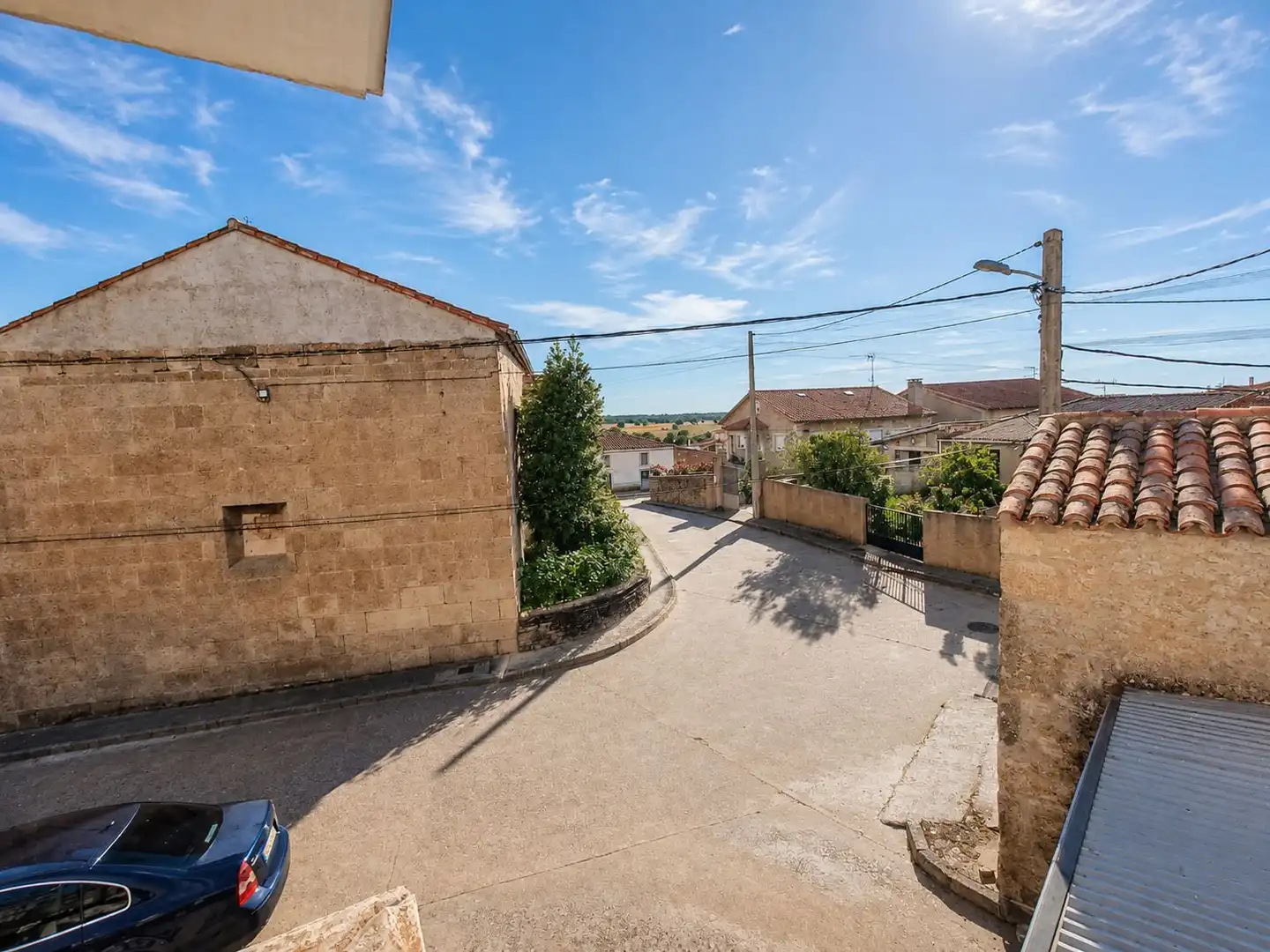 Exterior view of Houses for sale in Peralejos de Abajo  with Heating, Terrace and Furnished