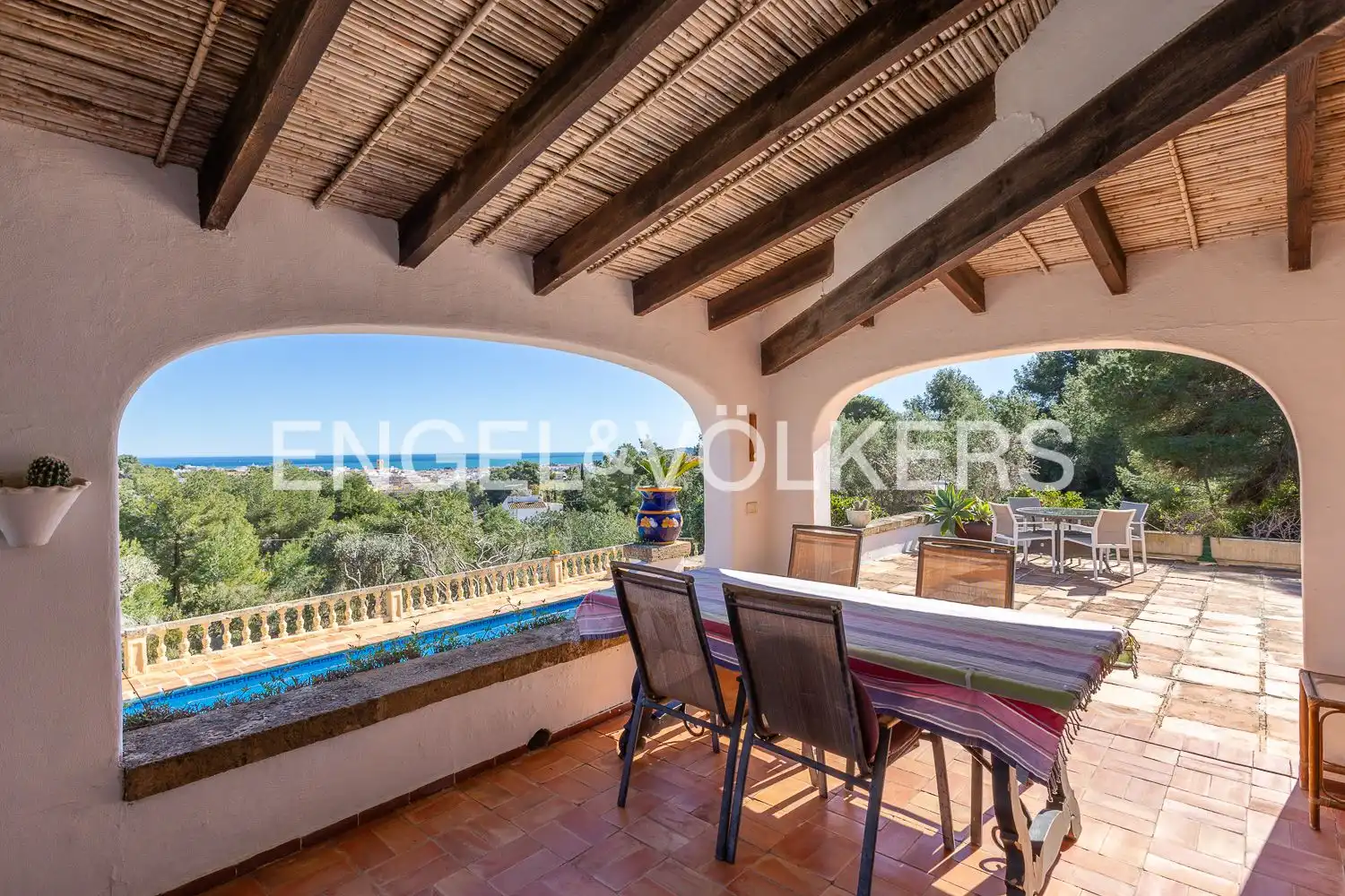 Terrace of Houses for sale in Jávea / Xàbia  with Air Conditioner, Heating and Private garden