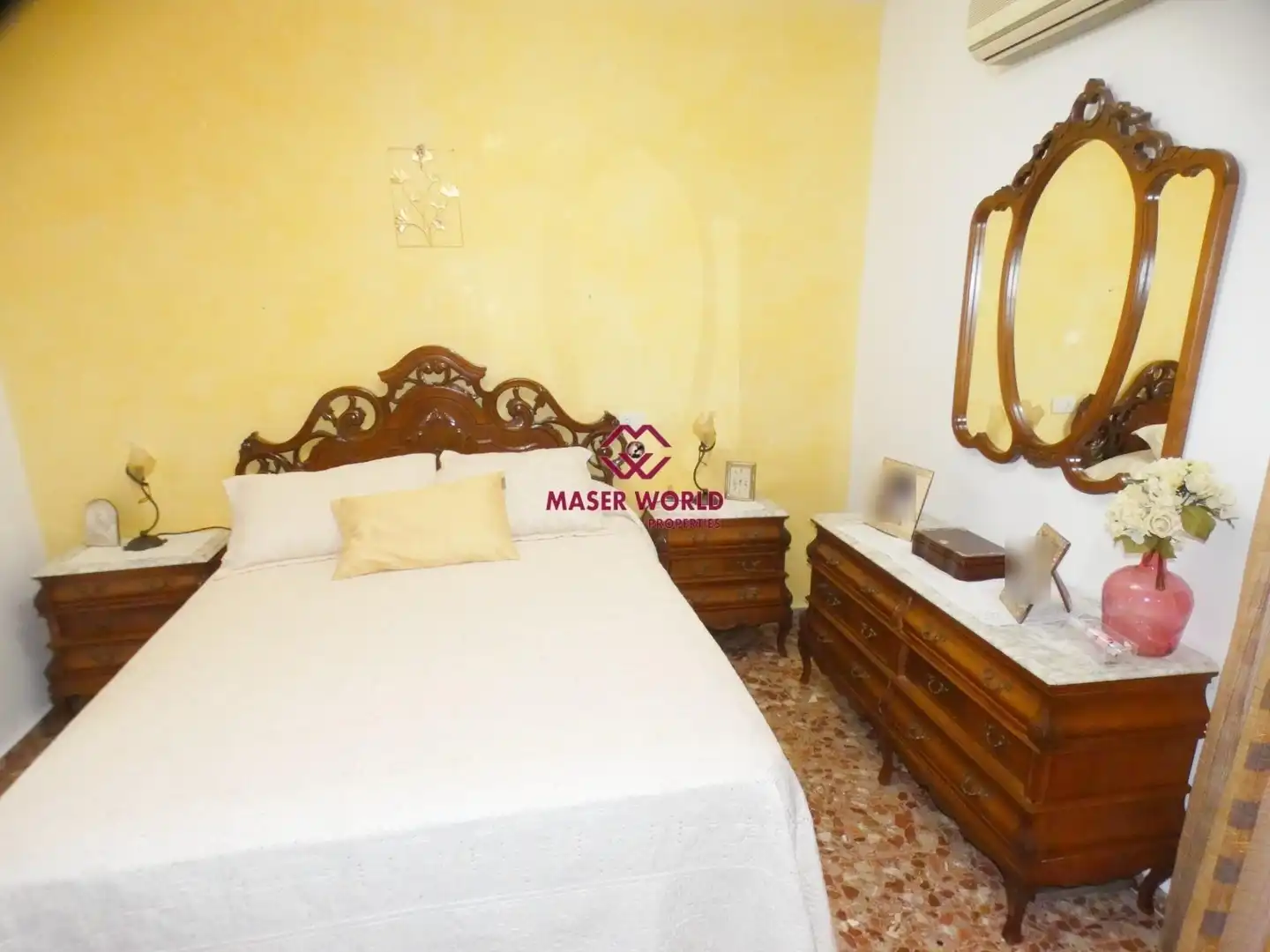 Schlafzimmer von Wohnung zum Verkauf in Mazarrón mit Klimaanlage, Heizung und Abstellraum