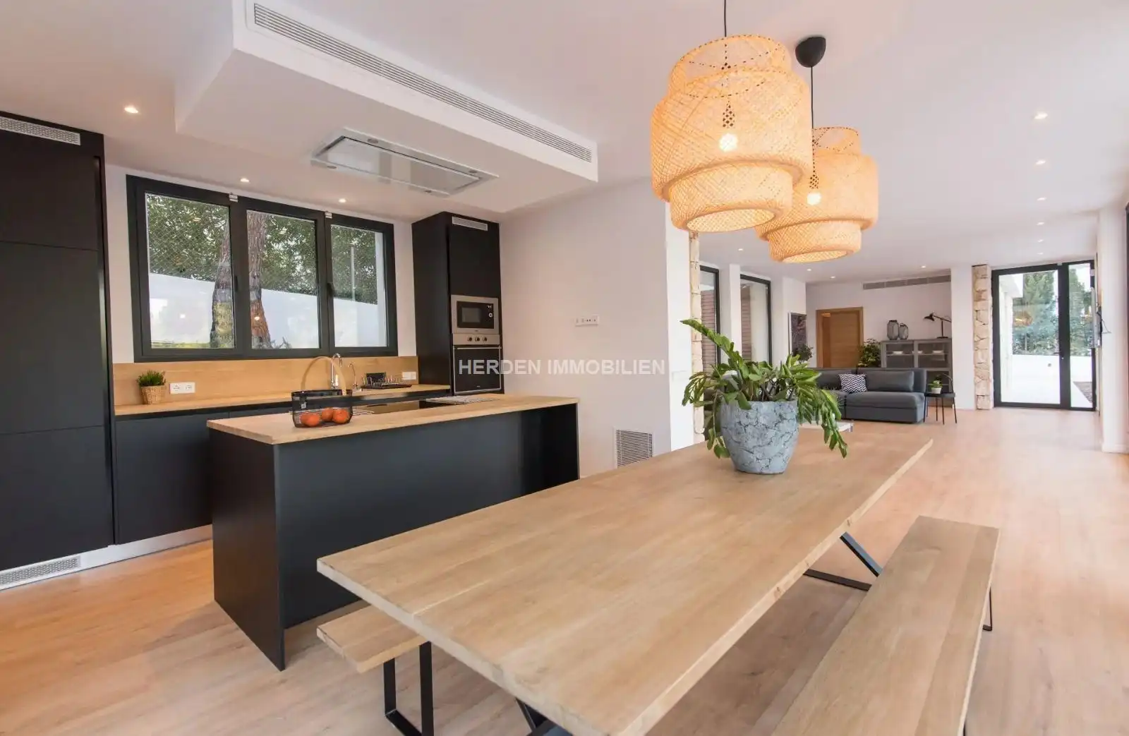 Cuina de Casa o xalet de lloguer en Calvià amb Aire condicionat, Calefacció i Terrassa