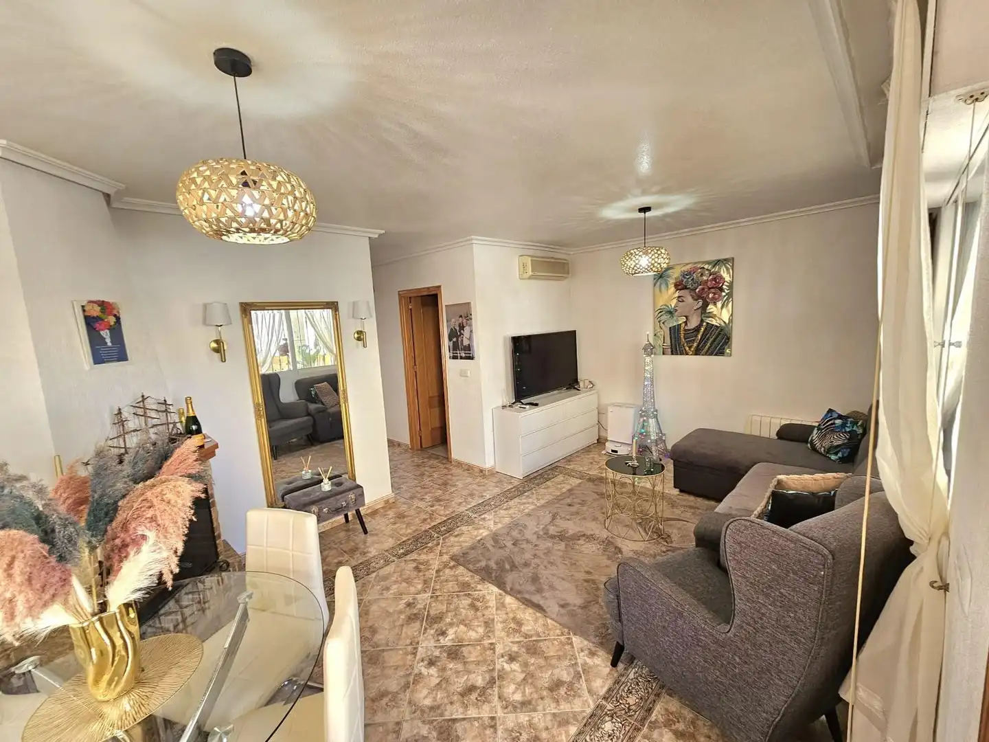 Living room of Detached homes for sale in Orihuela  with Air Conditioner, Terrace and Community pool