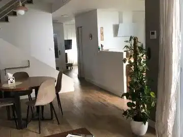 Dining room of Detached homes for rent in La Rinconada  with Air Conditioner, Parquet flooring and Terrace