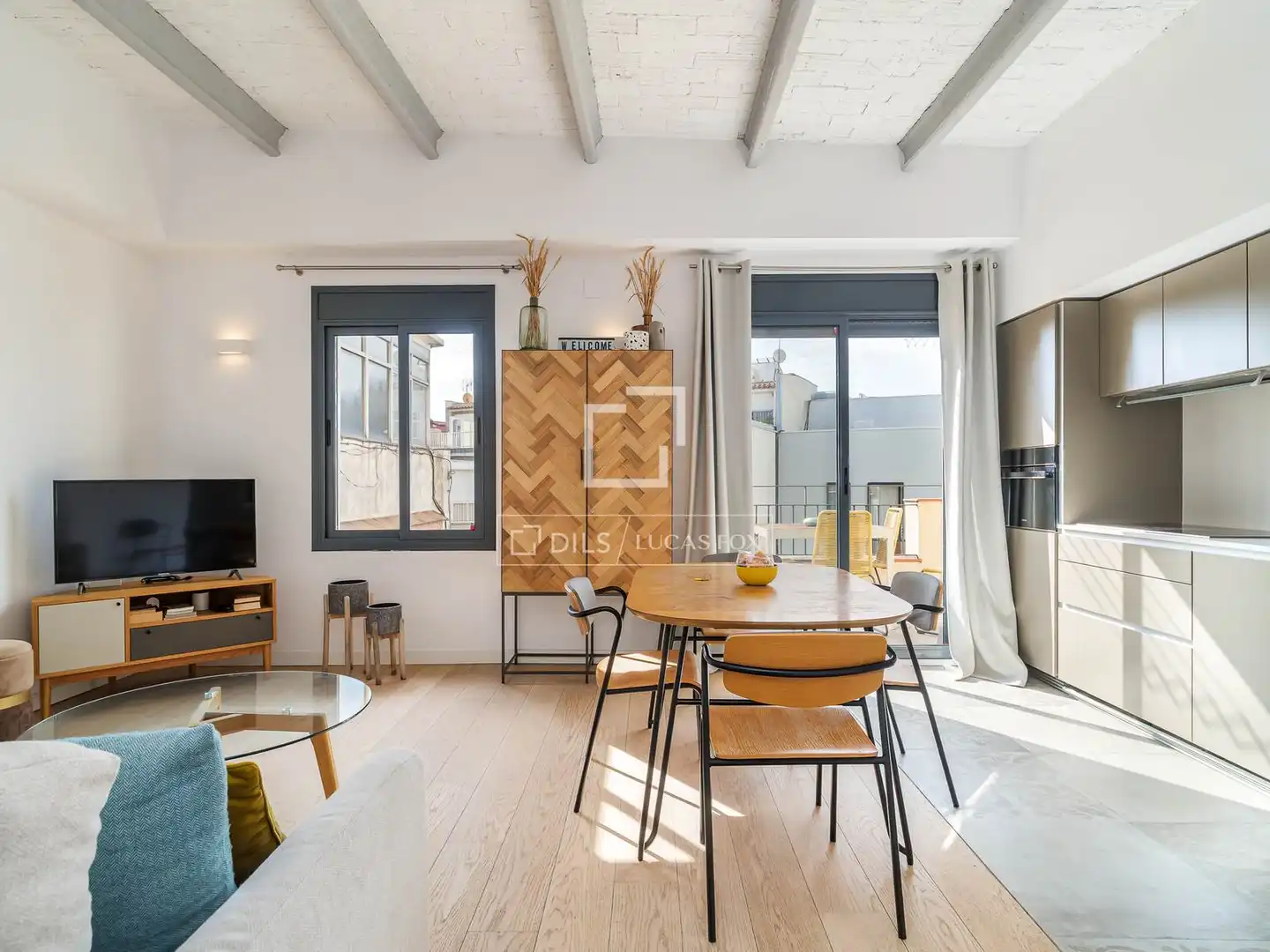 Außenansicht von Dachboden zum Verkauf in Barcelona mit Klimaanlage, Heizung und Terrasse