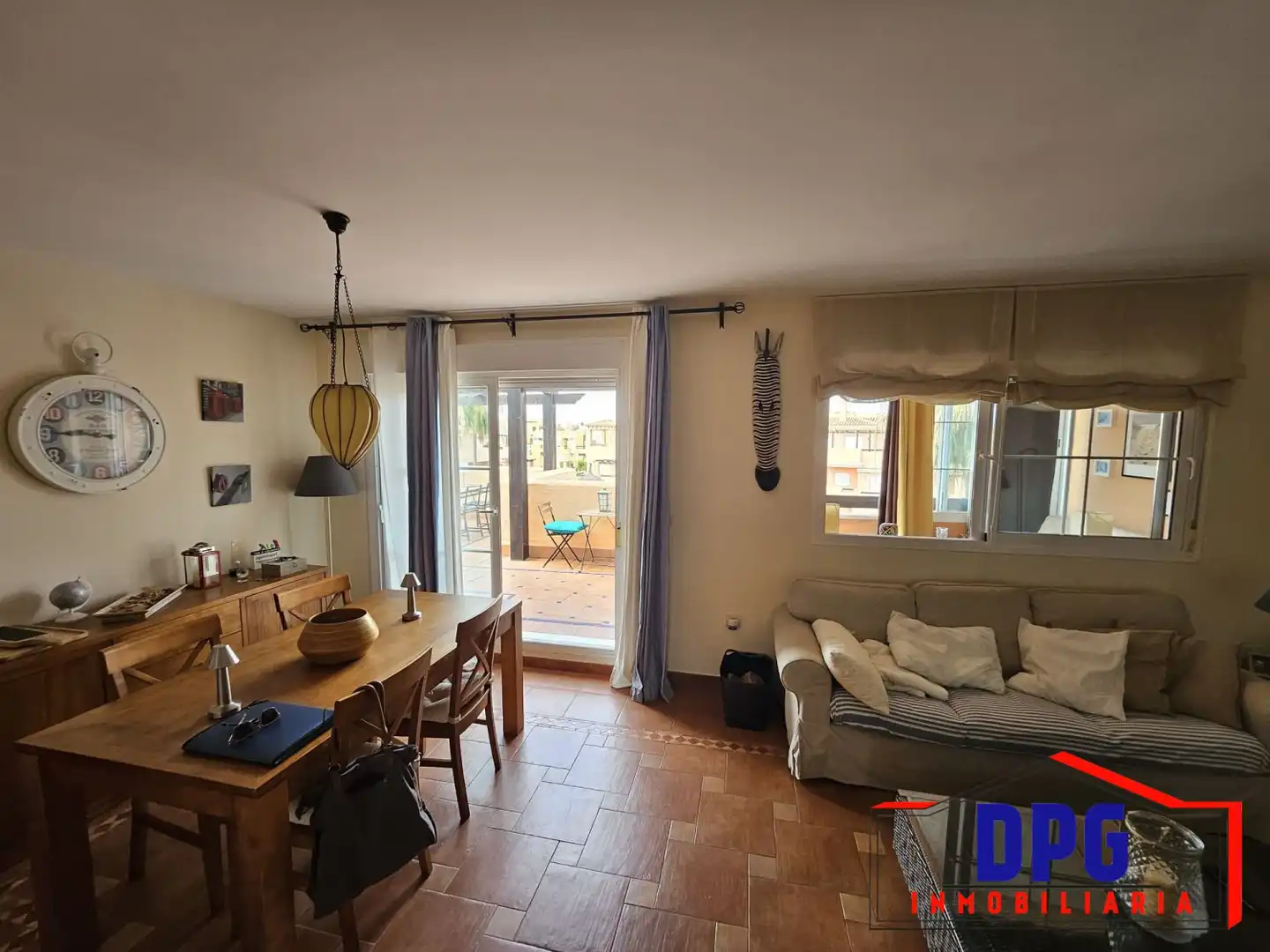 Living room of Attic for sale in Vera  with Air Conditioner, Terrace and Furnished