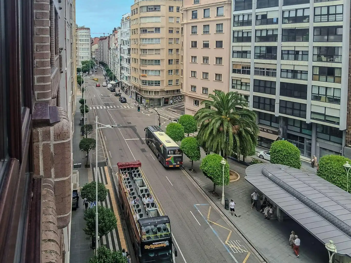 Außenansicht von Wohnung zur Miete in Santander mit Heizung, Parkett und Möbliert
