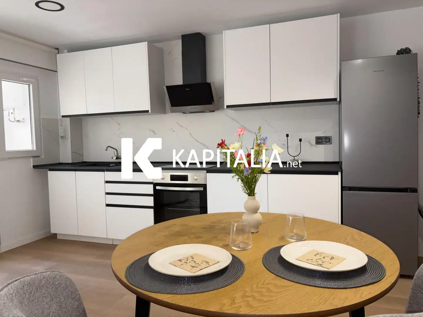 Cocina de Piso en venta en Ontinyent con Aire acondicionado, Parquet y Balcón