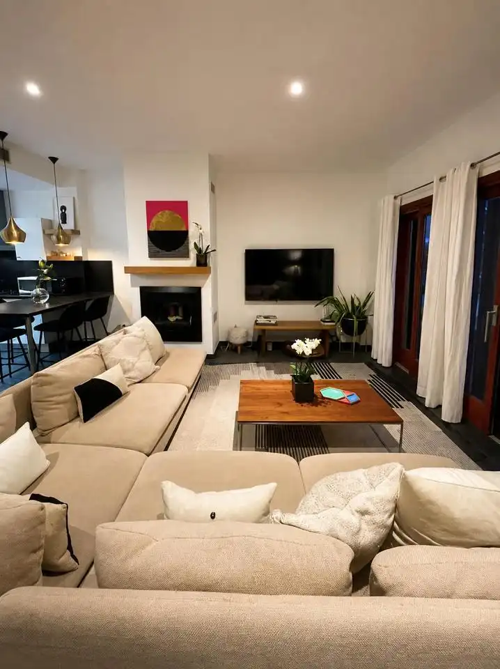 Sala de estar de Piso de alquiler en Sant Josep de sa Talaia con Aire acondicionado, Terraza y Amueblado