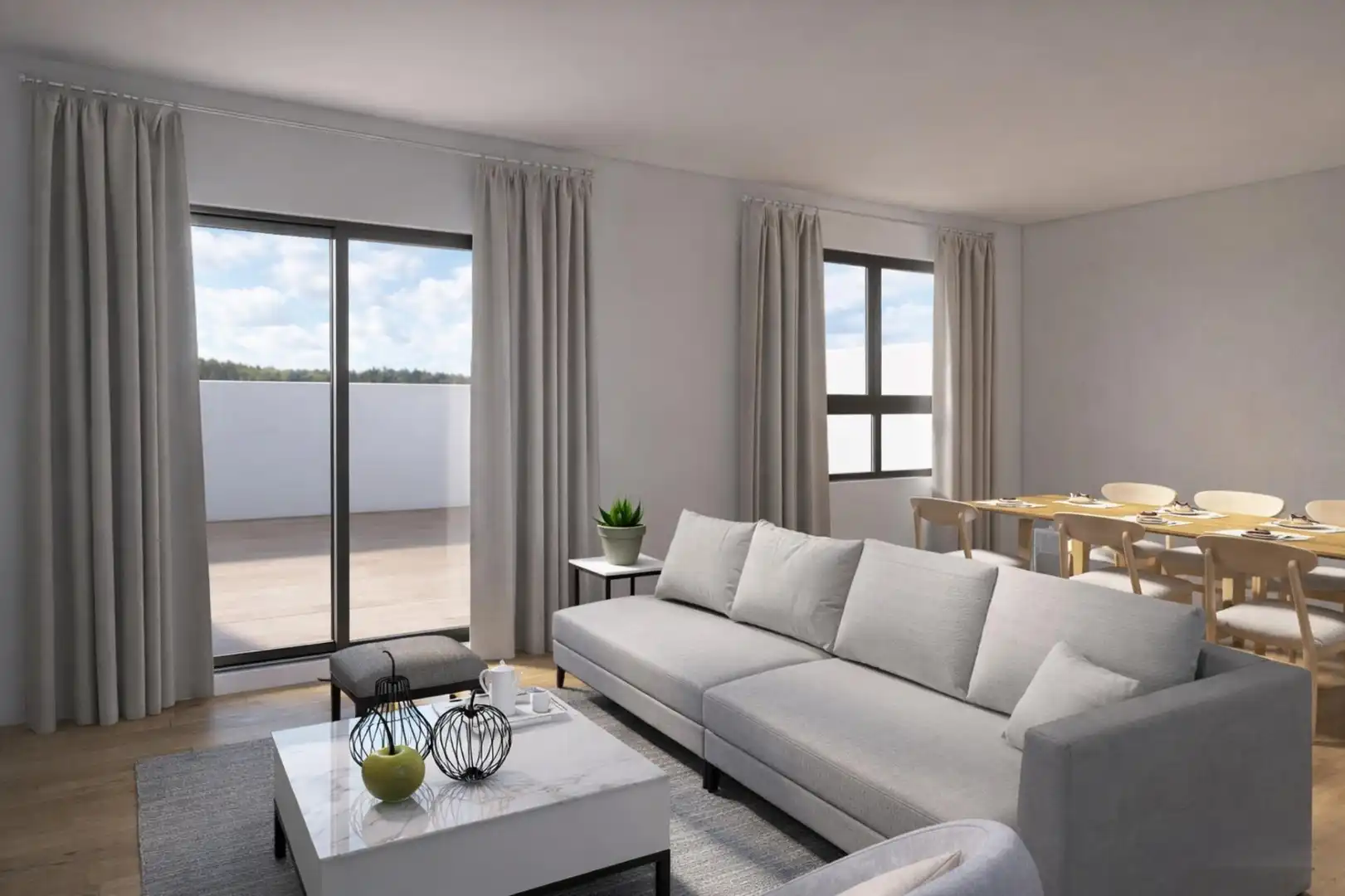 Sala de estar de Casa adosada en venta en Bargas con Calefacción, Jardín privado y Terraza