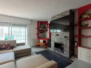 Living room of Detached homes for sale in Villanueva de la Cañada  with Air Conditioner, Heating and Private garden