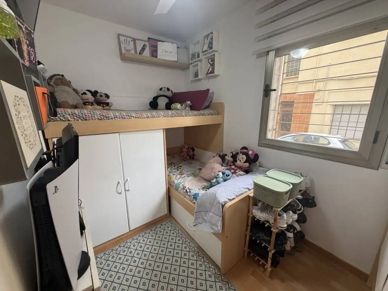 Schlafzimmer von Wohnung zum Verkauf in Sabadell mit Klimaanlage, Heizung und Parkett