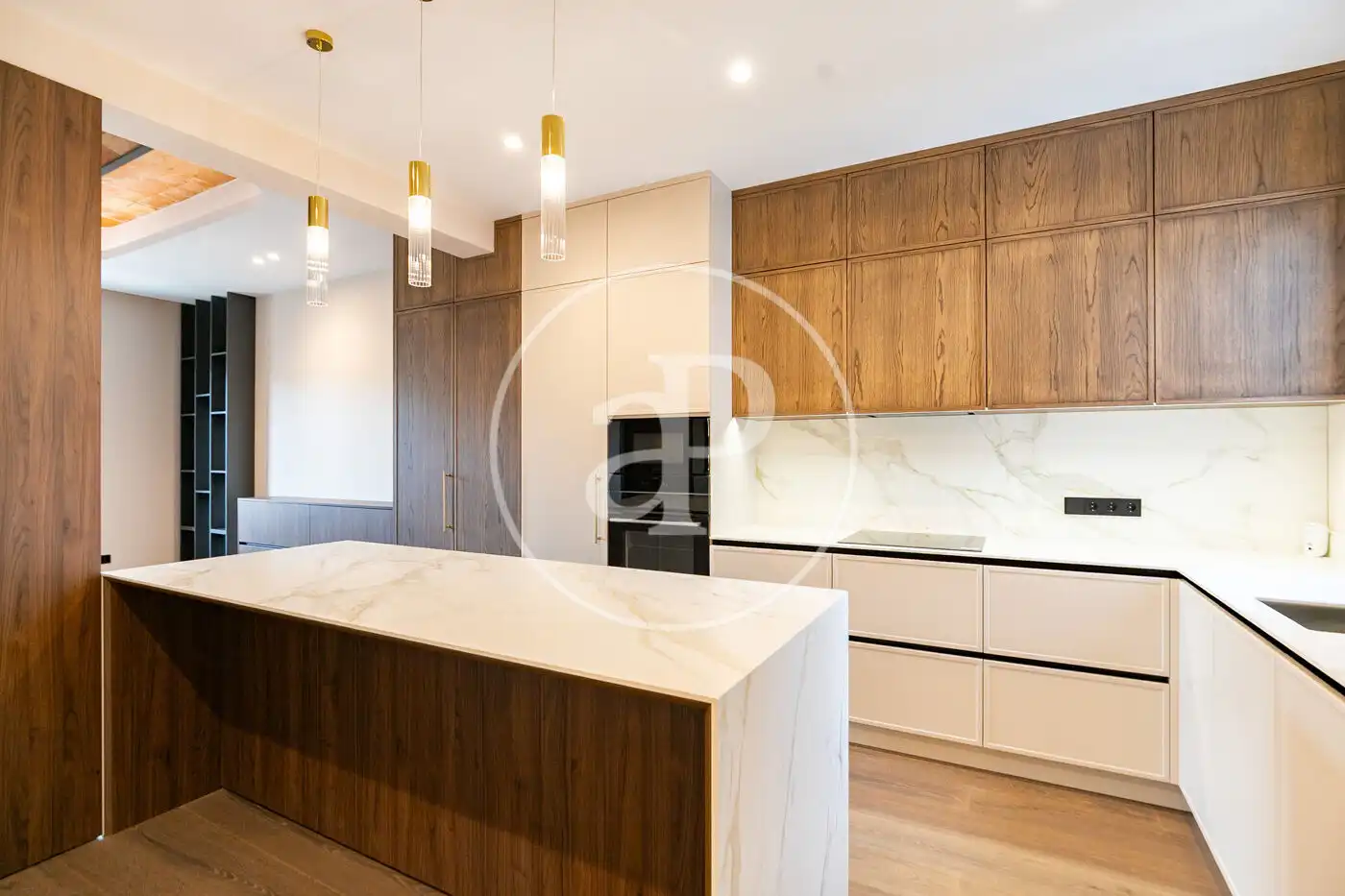 Kitchen of Flat for sale in Barcelona  with Air Conditioner, Heating and Balcony