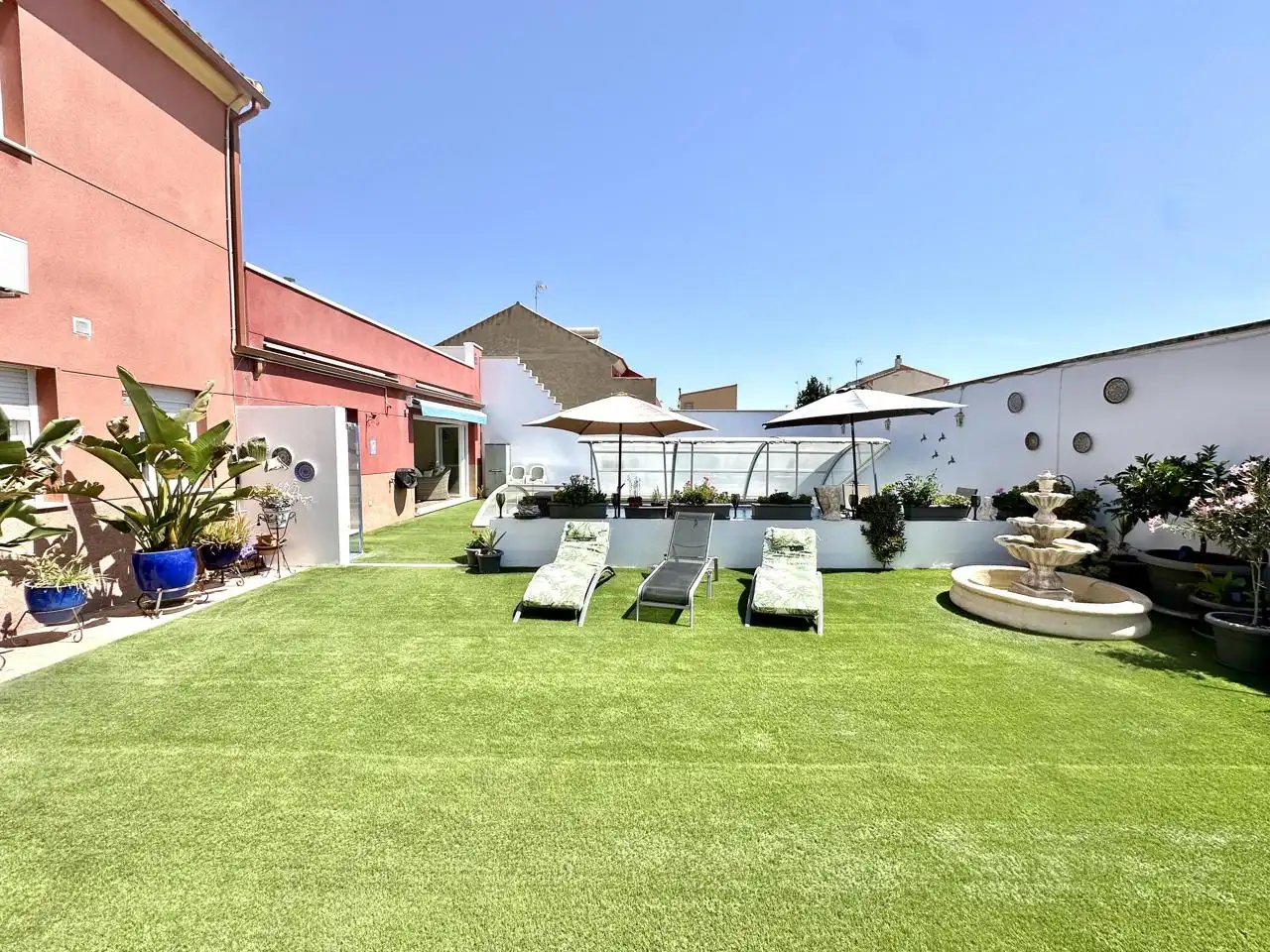 Terraza de Casa o chalet en venta en Fuente de Piedra con Aire acondicionado, Jardín privado y Terraza