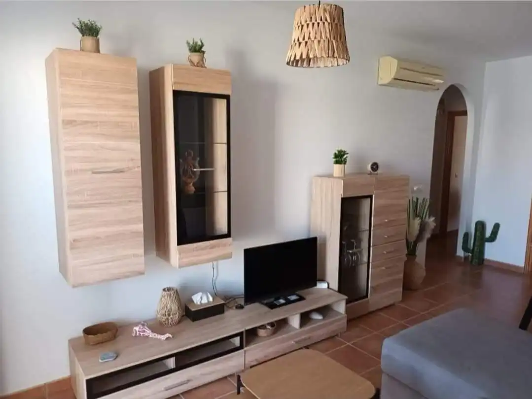 Wohnzimmer von Wohnung zur Miete in Cuevas del Almanzora mit Klimaanlage, Terrasse und Möbliert