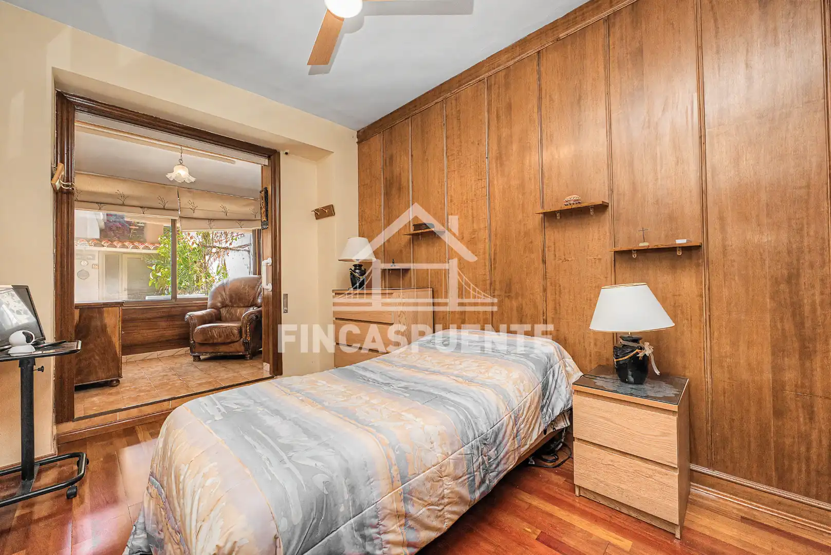 Schlafzimmer von Wohnung zum Verkauf in Barcelona mit Klimaanlage, Heizung und Parkett