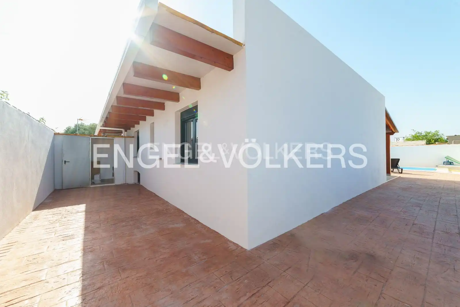 Terraza de Casa adosada de alquiler en Chiclana de la Frontera con Aire acondicionado, Calefacción y Terraza