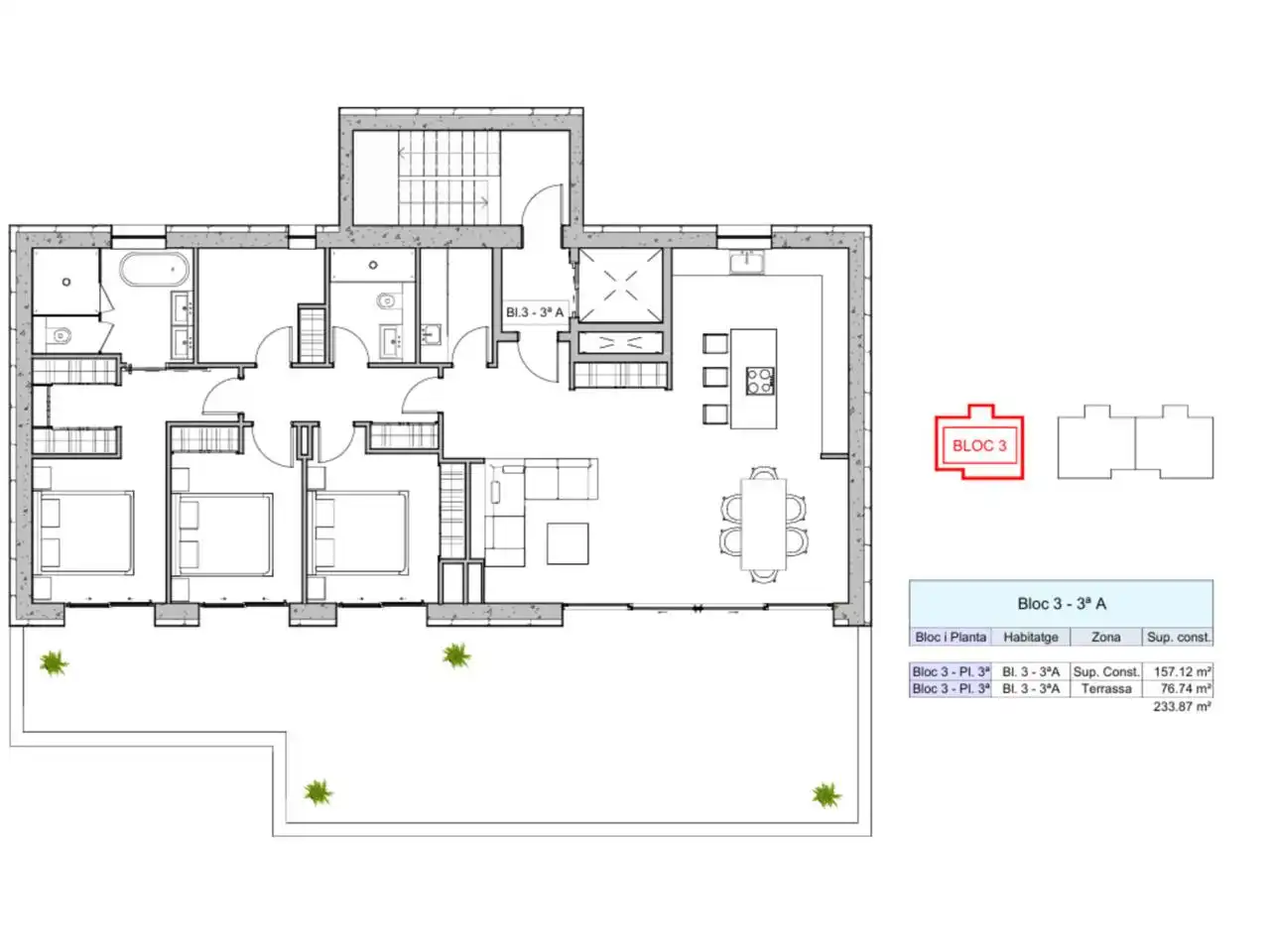 Ático en venta en Ordino con Terraza y Alarma