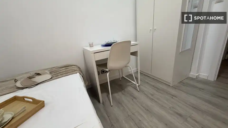 Habitación de Piso de alquiler en Madrid con Aire acondicionado, Calefacción y Amueblado