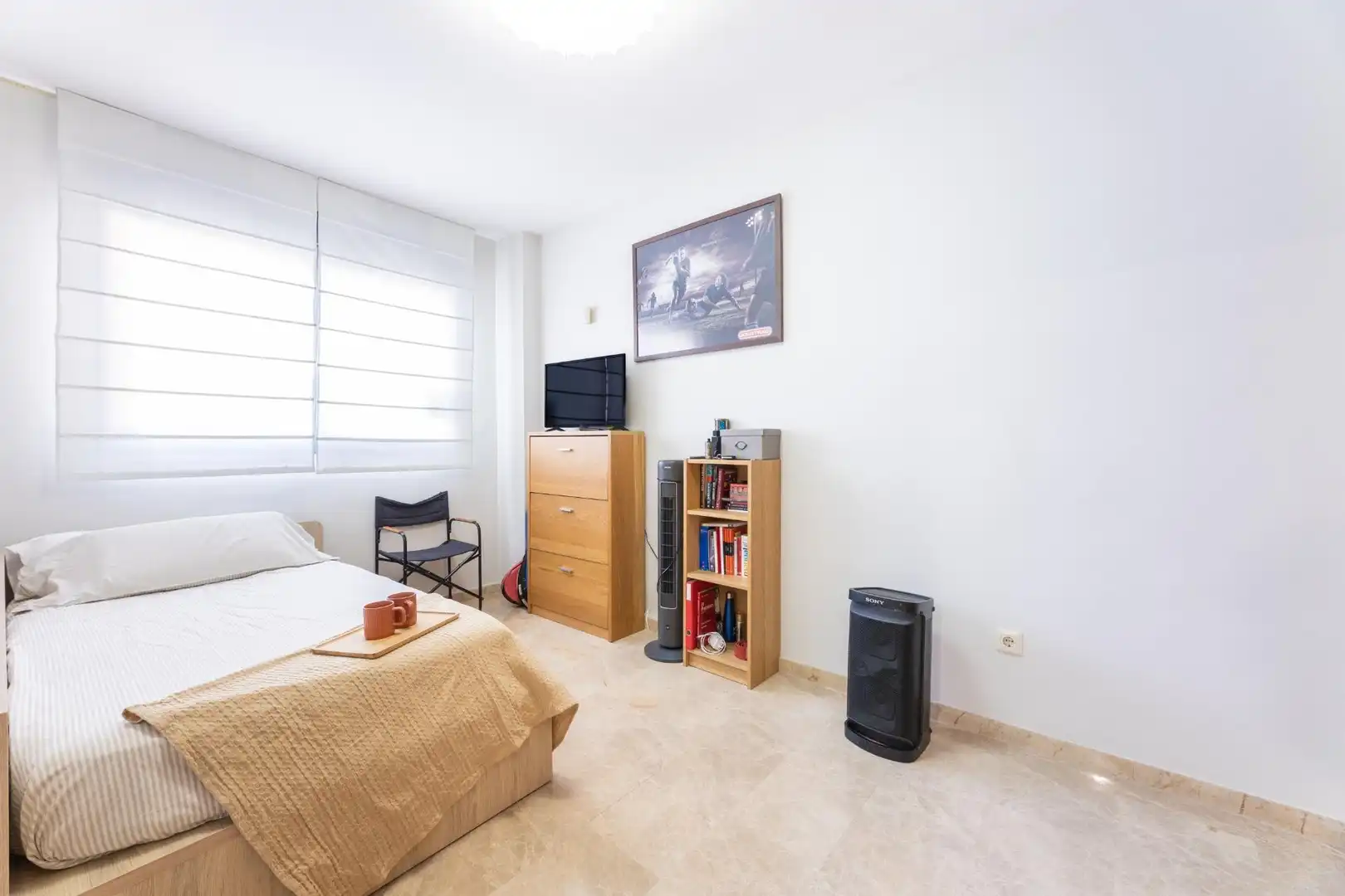 Schlafzimmer von Dachboden zum Verkauf in Foios mit Klimaanlage, Heizung und Terrasse