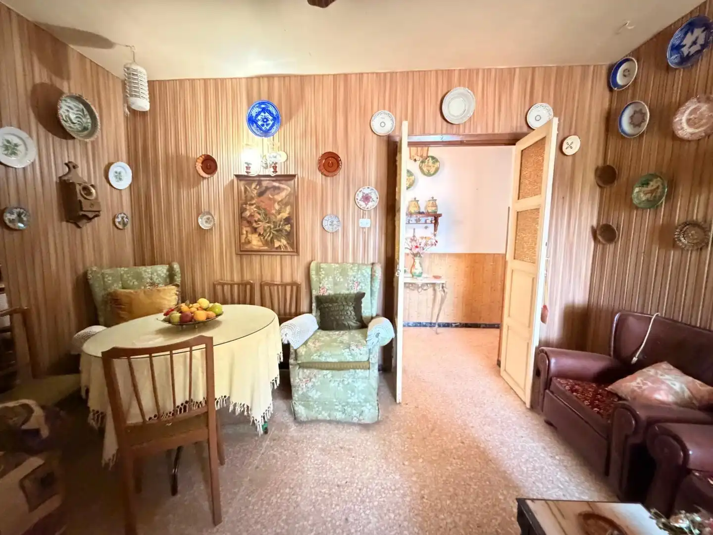 Comedor de Casa o chalet en venta en Valverde de Mérida con Jardín privado, Terraza y Trastero