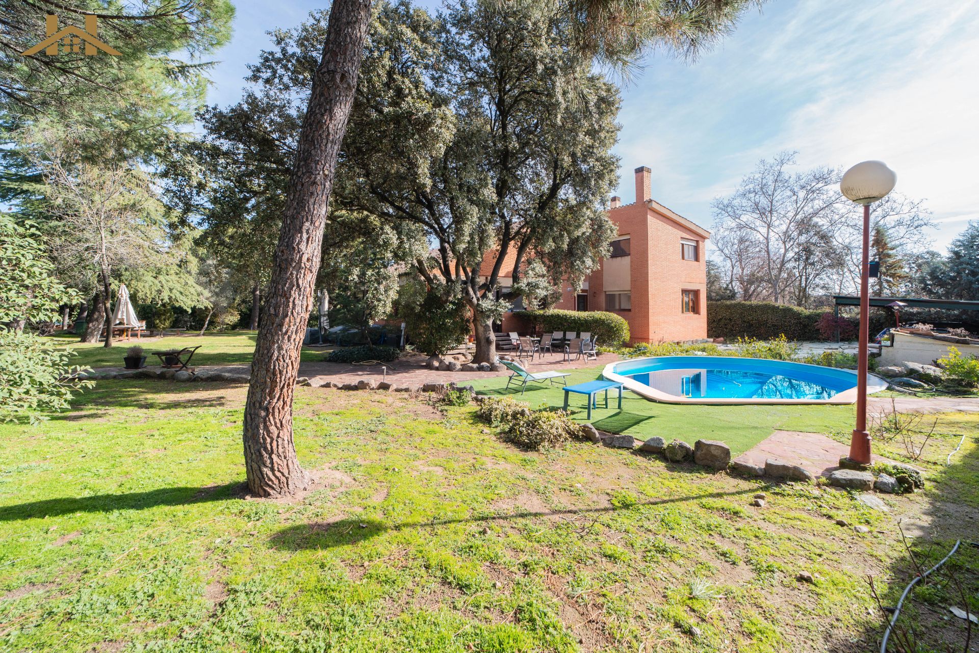 Garden of House or chalet for sale in El Escorial  with Heating, Private garden and Parquet flooring
