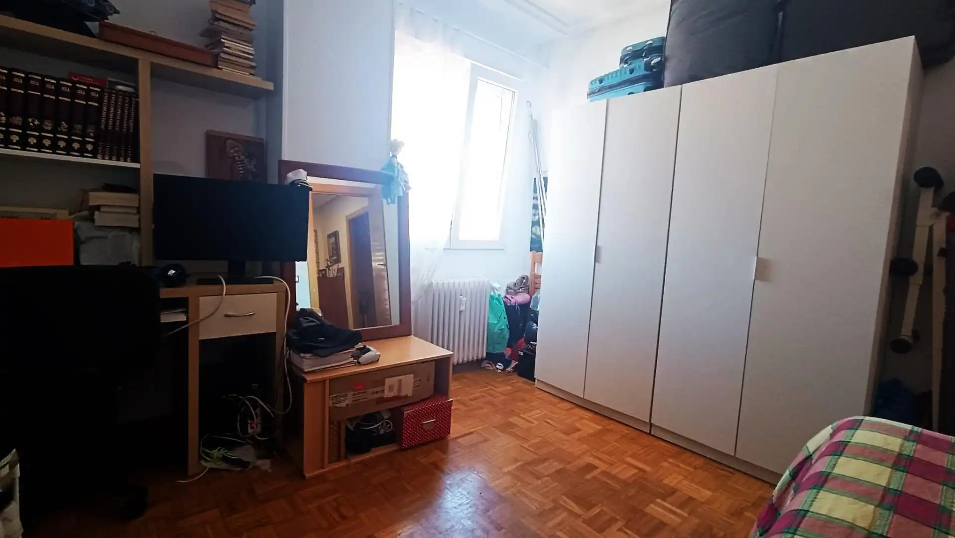 Schlafzimmer von Wohnung zum Verkauf in Zamora Capital  mit Heizung, Parkett und Terrasse