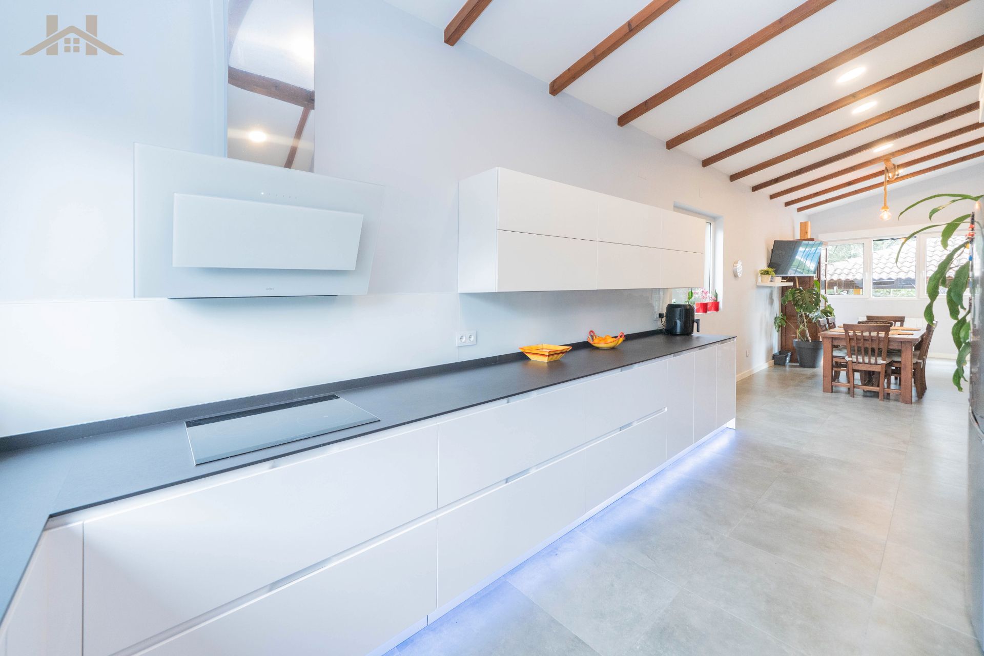 Cuina de Casa o xalet en venda en Alpedrete amb Jardí privat, Terrassa i Traster