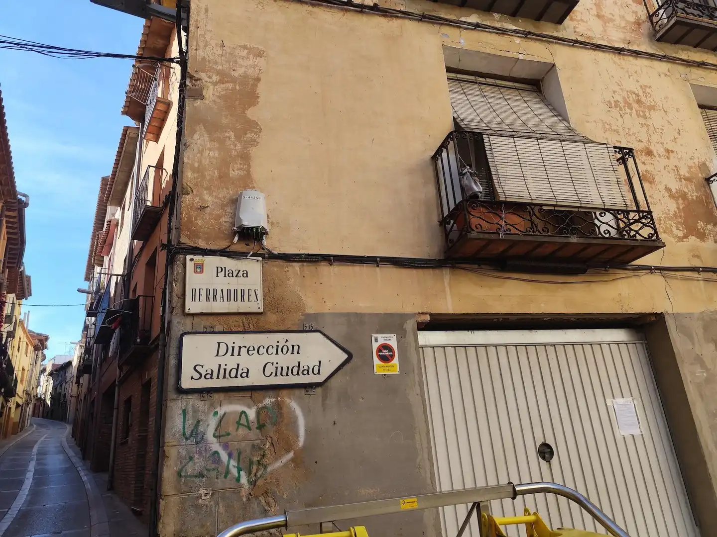 Vista exterior de Piso en venta en Tarazona