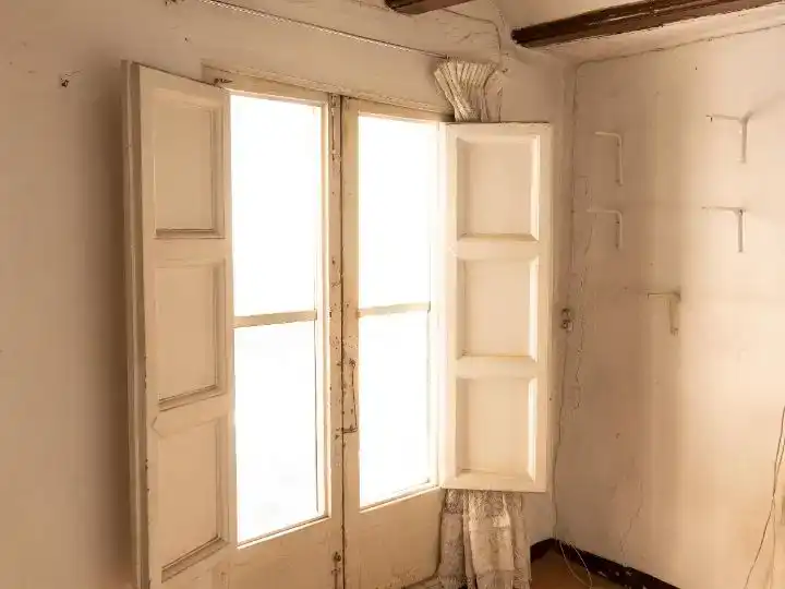 Bedroom of Flat for sale in  Valencia Capital  with Balcony