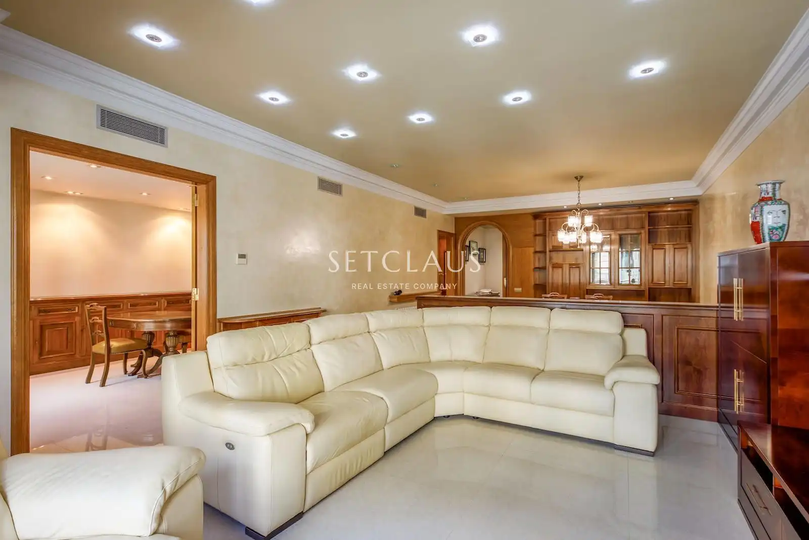 Living room of Flat for sale in Barcelona  with Air Conditioner and Alarm