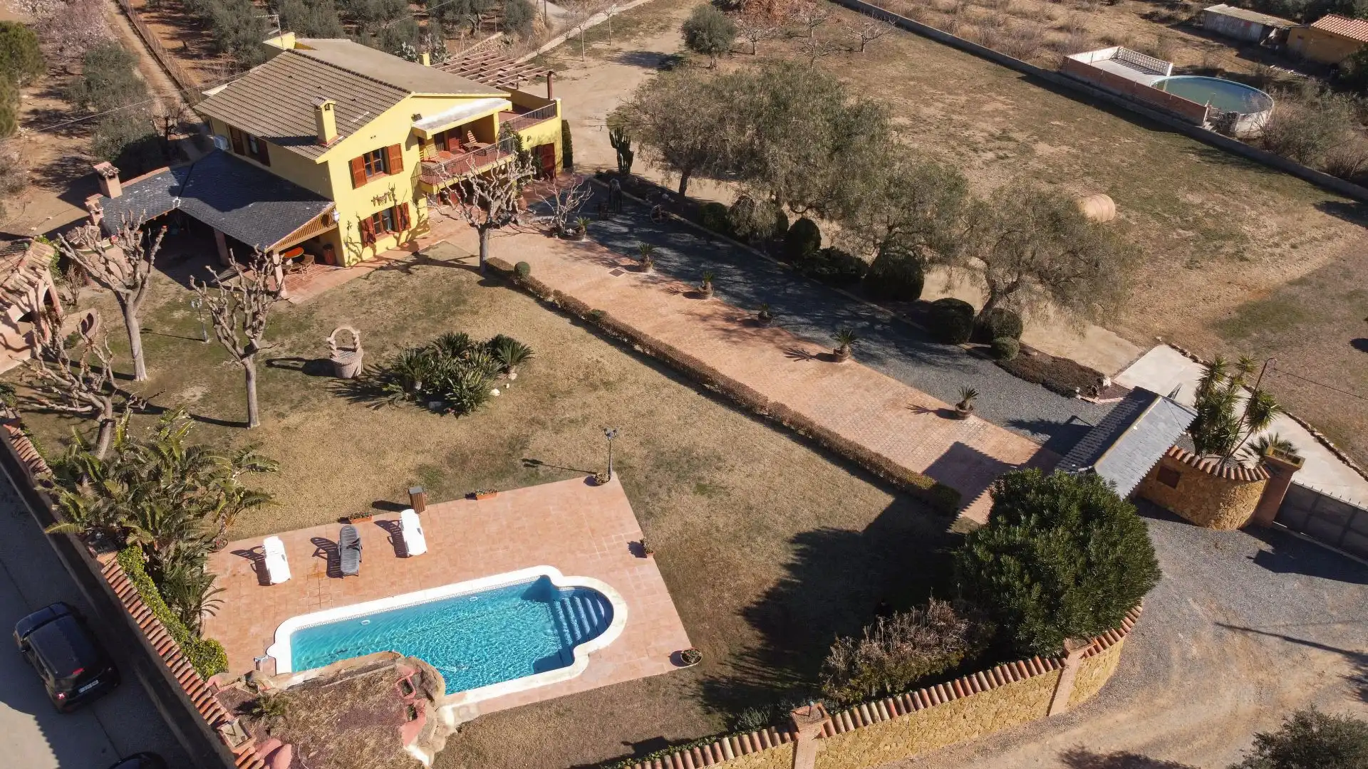 Jardí de Finca rústica en venda en La Selva del Camp amb Aire condicionat, Jardí privat i Traster