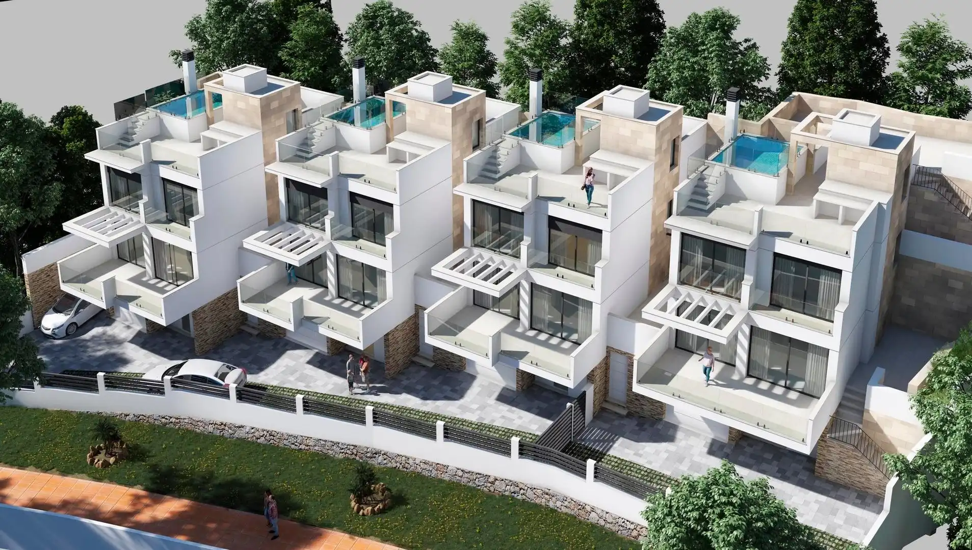 Vista exterior de Casa adosada en venta en Nerja con Terraza, Trastero y Balcón