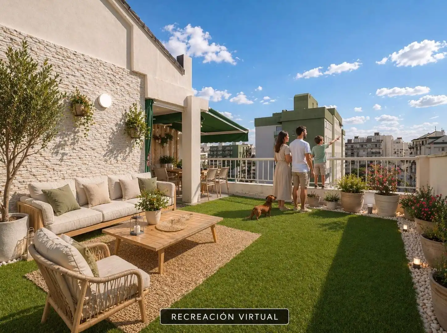Terrasse von Dachboden zum Verkauf in Gandia mit Privatgarten, Terrasse und Balkon