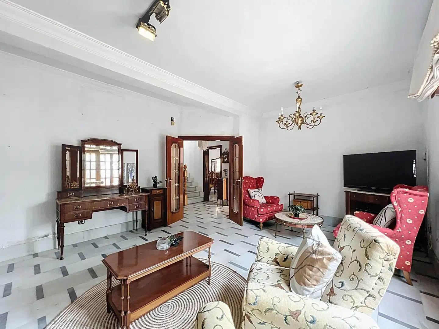 Sala de estar de Casa o chalet en venta en Almería con Terraza