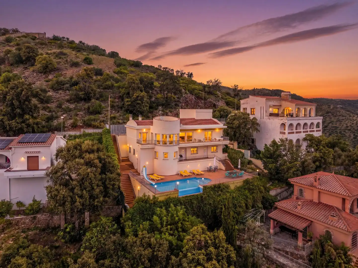 Exterior view of Houses for sale in Roses  with Air Conditioner, Heating and Private garden