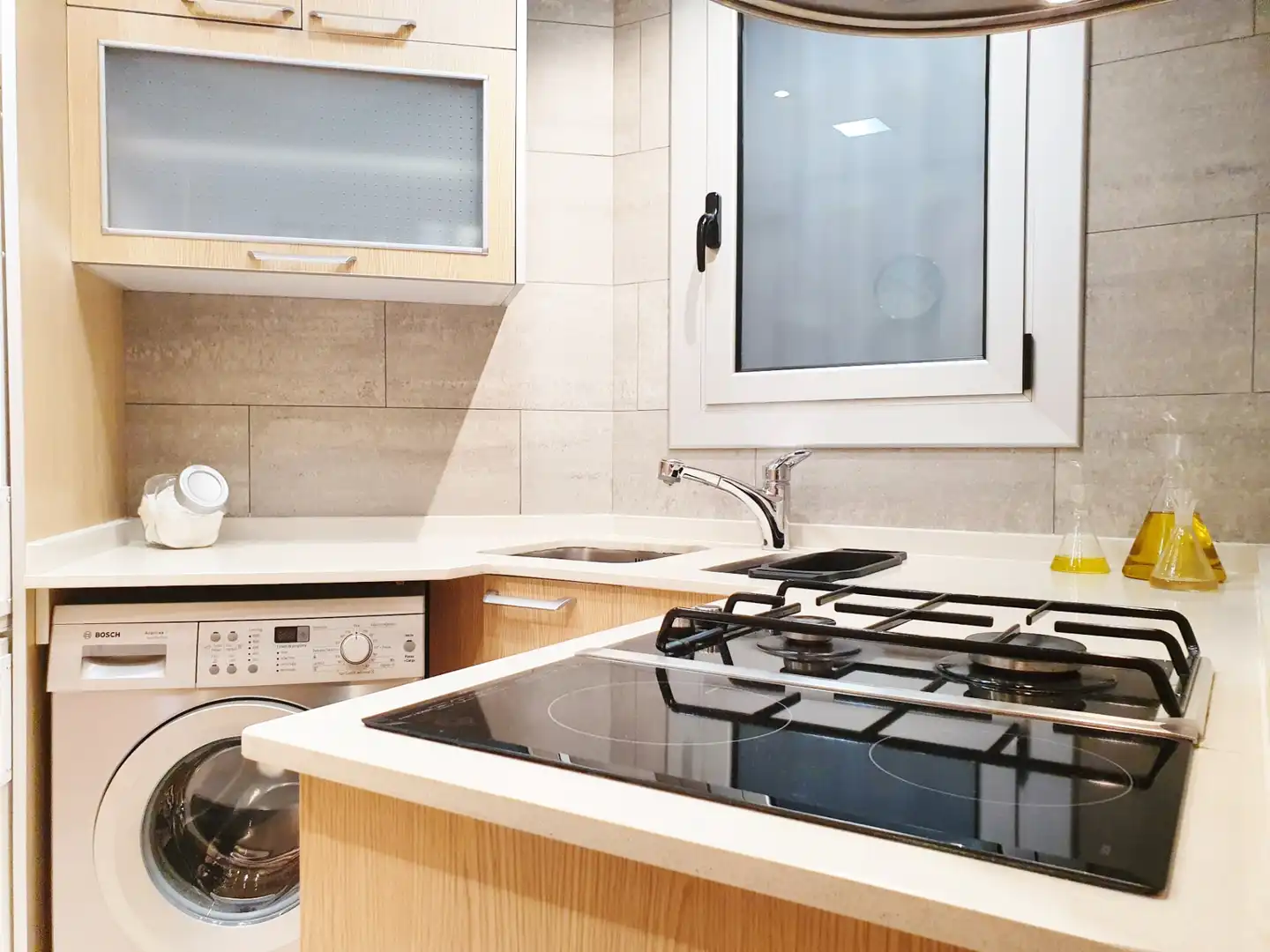Küche von Wohnung zum Verkauf in Barcelona mit Klimaanlage, Heizung und Möbliert