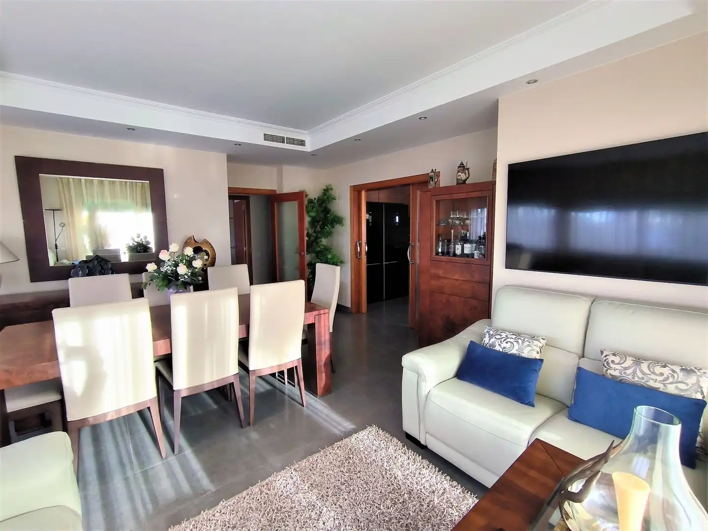 Sala de estar de Casa o chalet en venta en Alcanar con Aire acondicionado, Jardín privado y Terraza