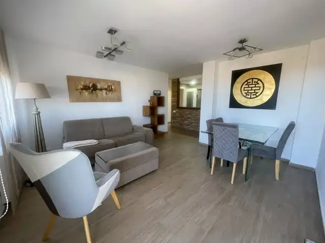 Sala d'estar de Pis de lloguer en Alicante / Alacant amb Aire condicionat, Calefacció i Moblat