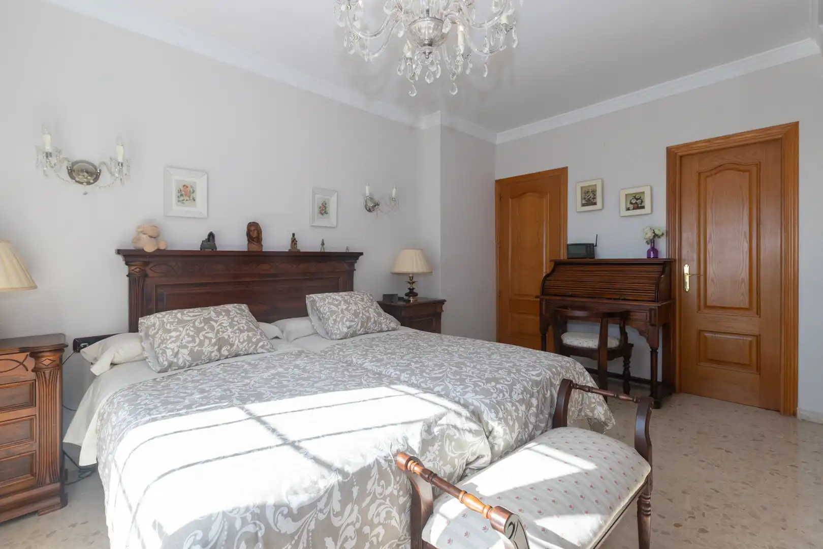 Bedroom of Houses for sale in Málaga  with Air Conditioner, Private garden and Terrace