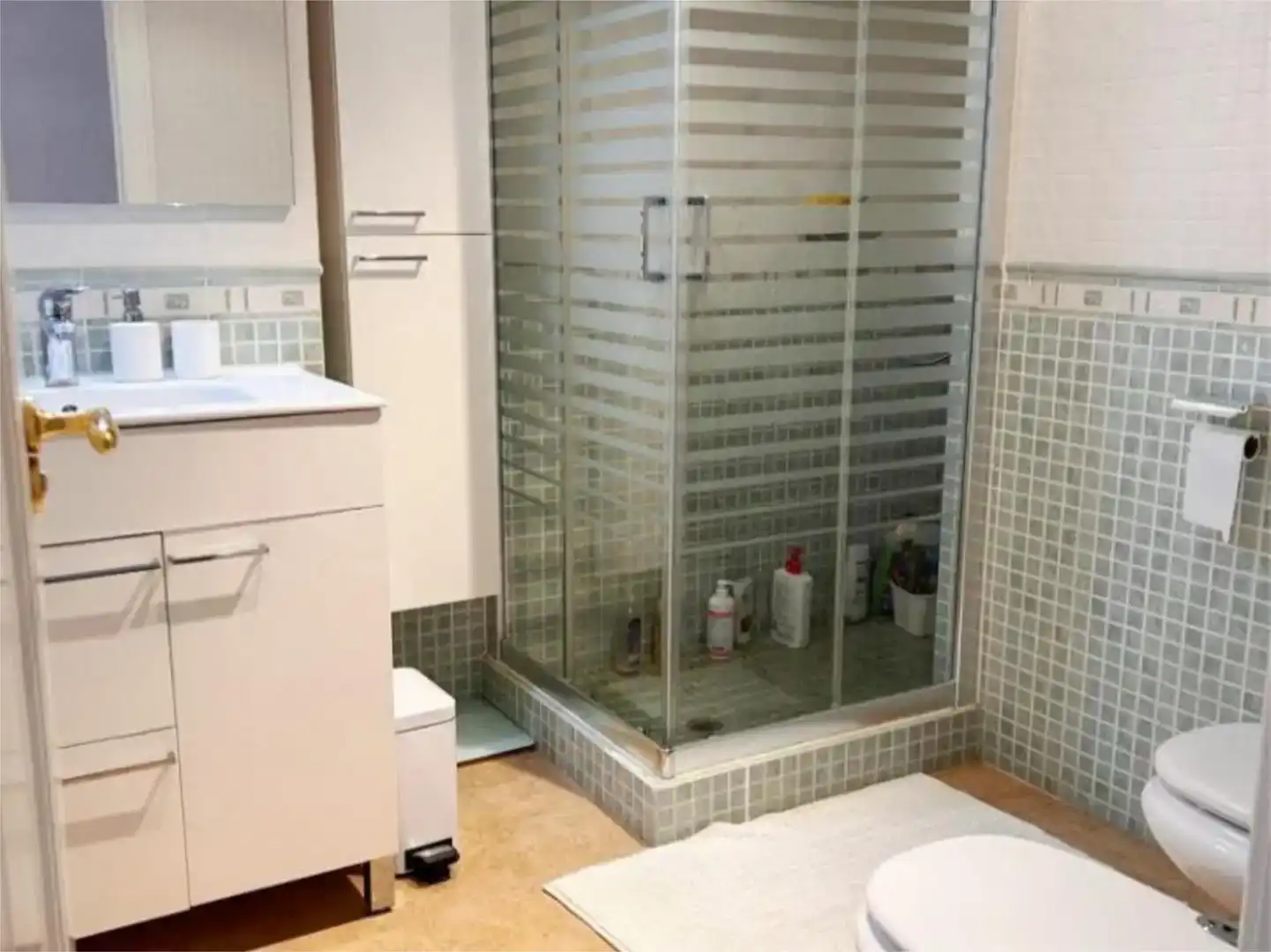 Badezimmer von Wohnung zur Miete in Mojácar mit Klimaanlage, Schwimmbad und Möbliert
