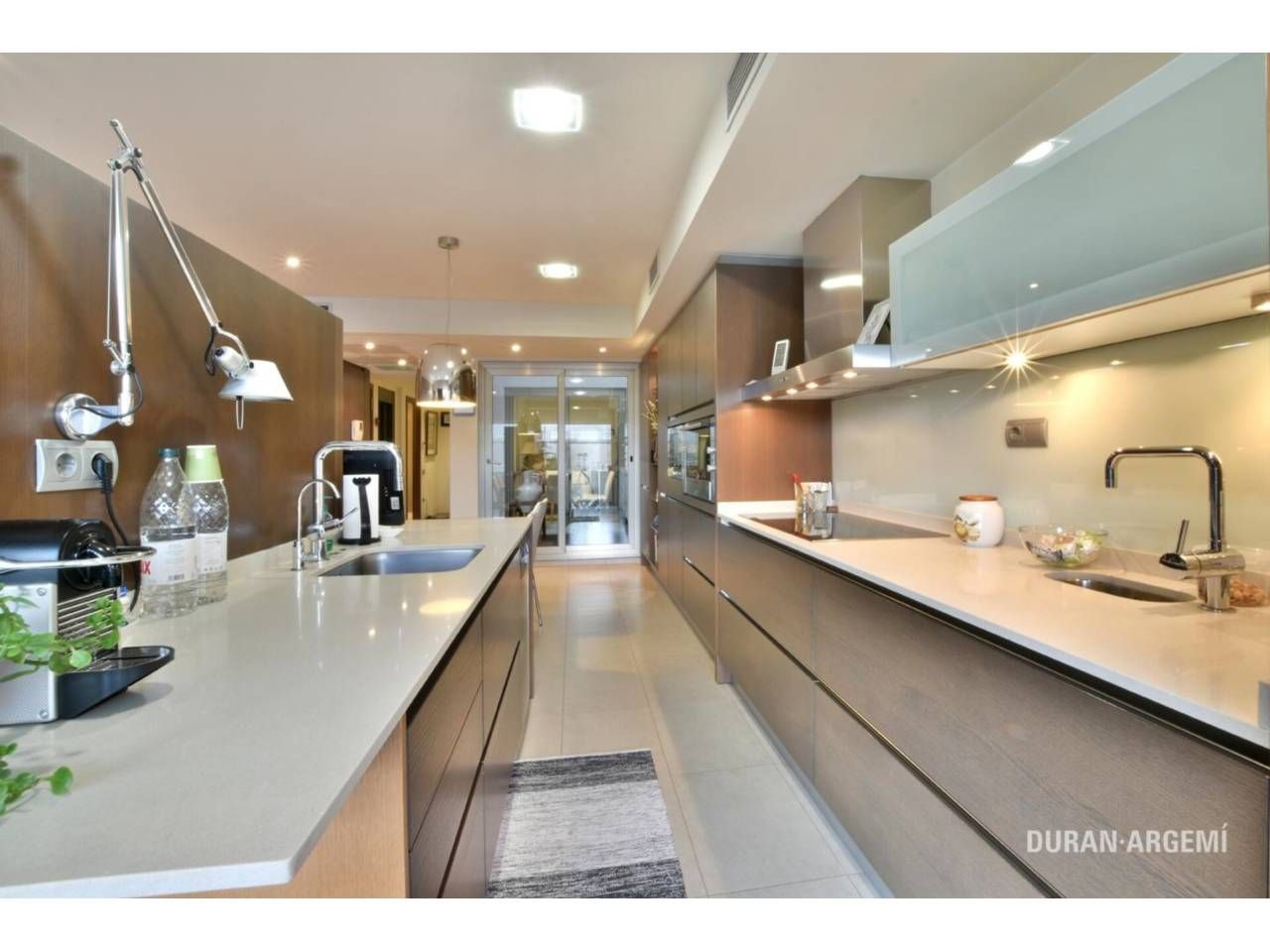 Kitchen of Single-family semi-detached for sale in Terrassa  with Air Conditioner, Parquet flooring and Terrace