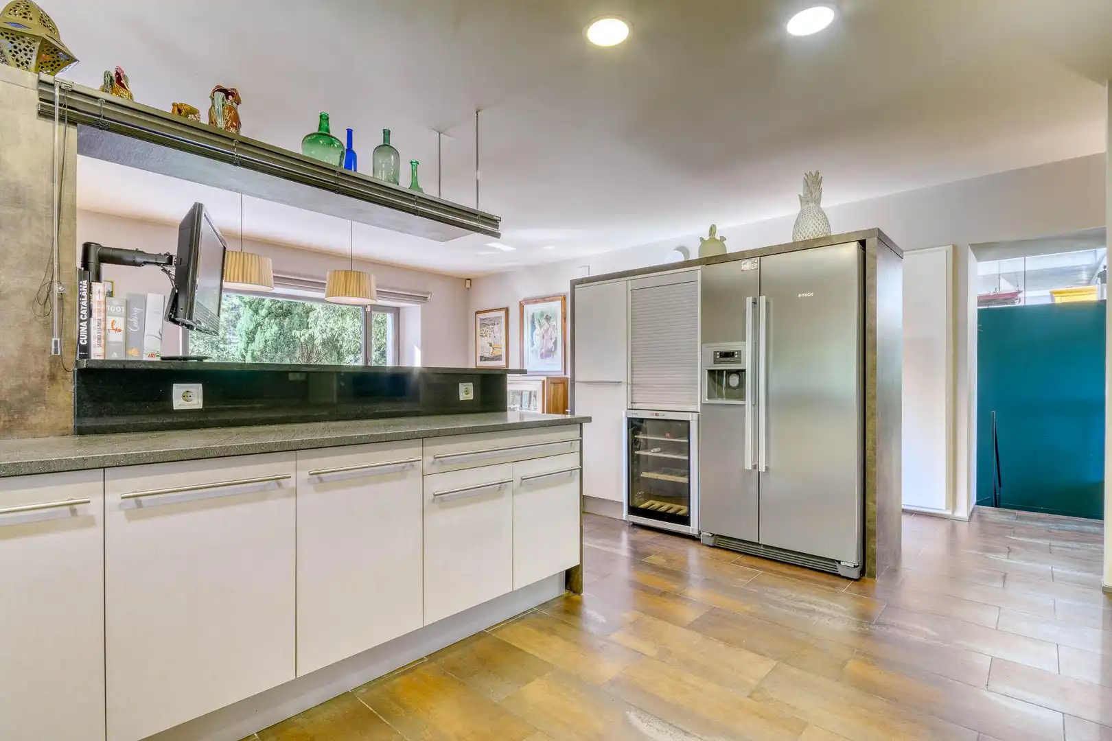 Cocina de Finca rústica en venta en Boadella i les Escaules con Calefacción, Jardín privado y Terraza