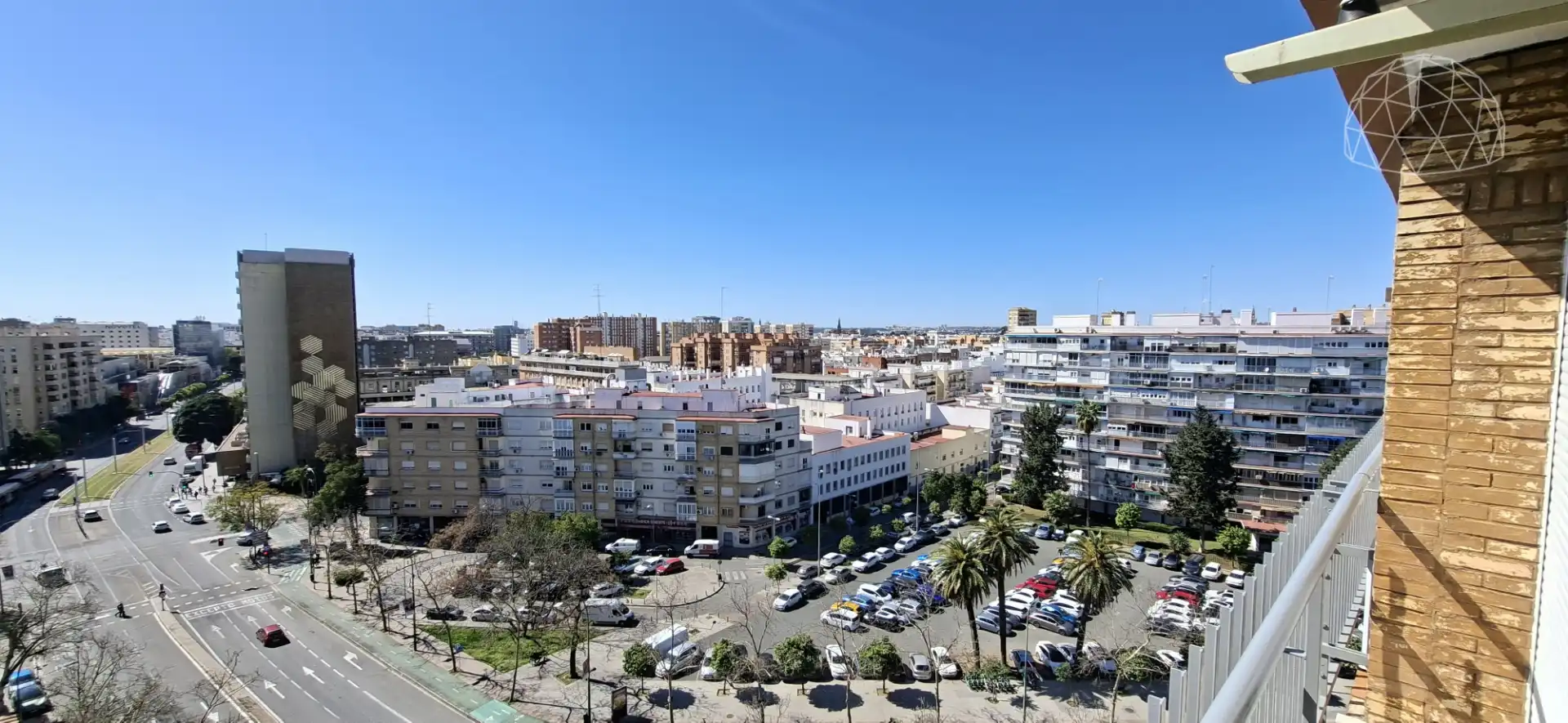 Exterior view of Flat for sale in Sevilla  with Private garden and Balcony