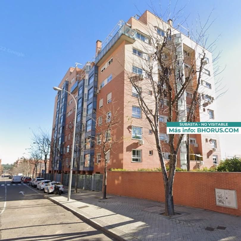 Exterior view of Flat for sale in  Madrid Capital  with Private garden and Swimming Pool