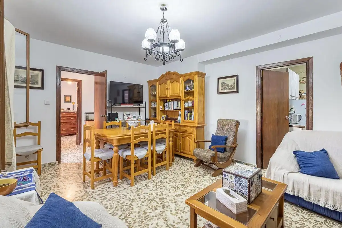 Sala de estar de Casa o chalet en venta en Las Gabias con Jardín privado, Terraza y Piscina
