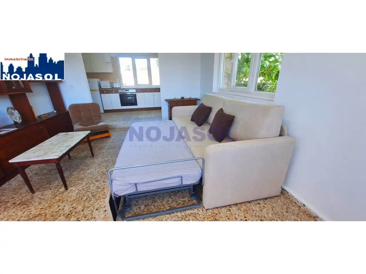 Sala de estar de Casa o chalet de alquiler en Noja con Calefacción, Jardín privado y Amueblado