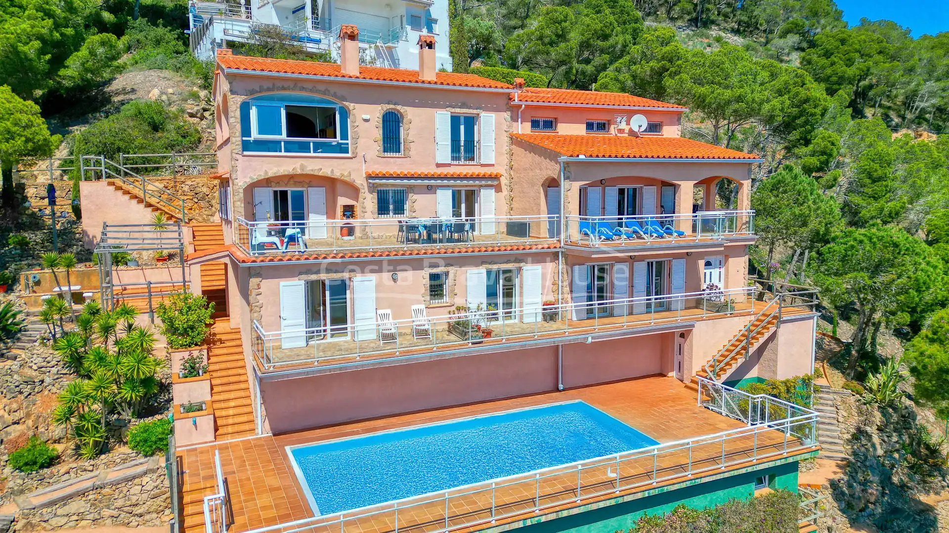 Vista exterior de Casa o xalet en venda en Begur amb Calefacció, Jardí privat i Terrassa